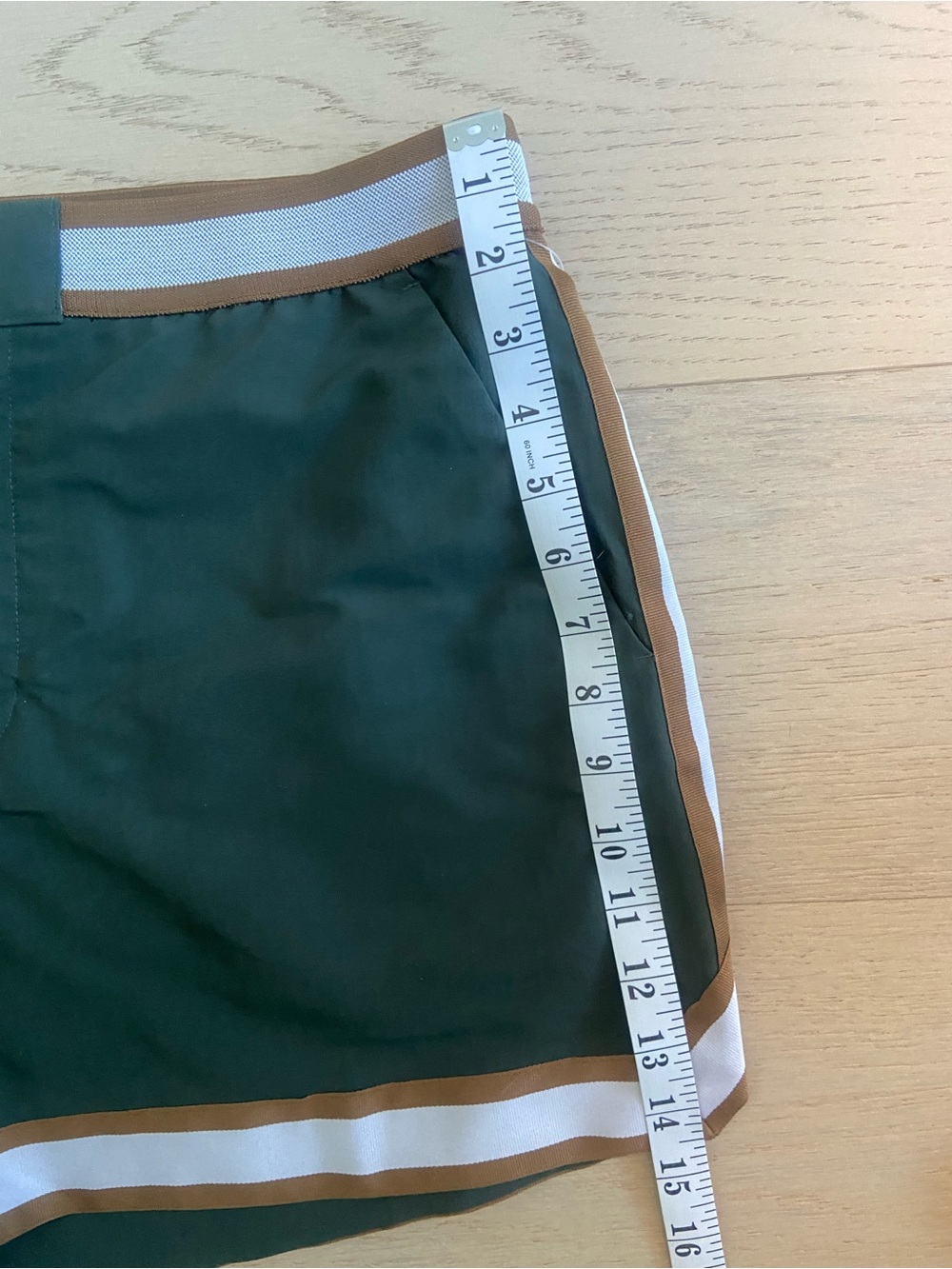 REISS x CHE Baller Swim Shorts XL Pine Green Luxury Resort Swim Trunks - Picture 9 of 9